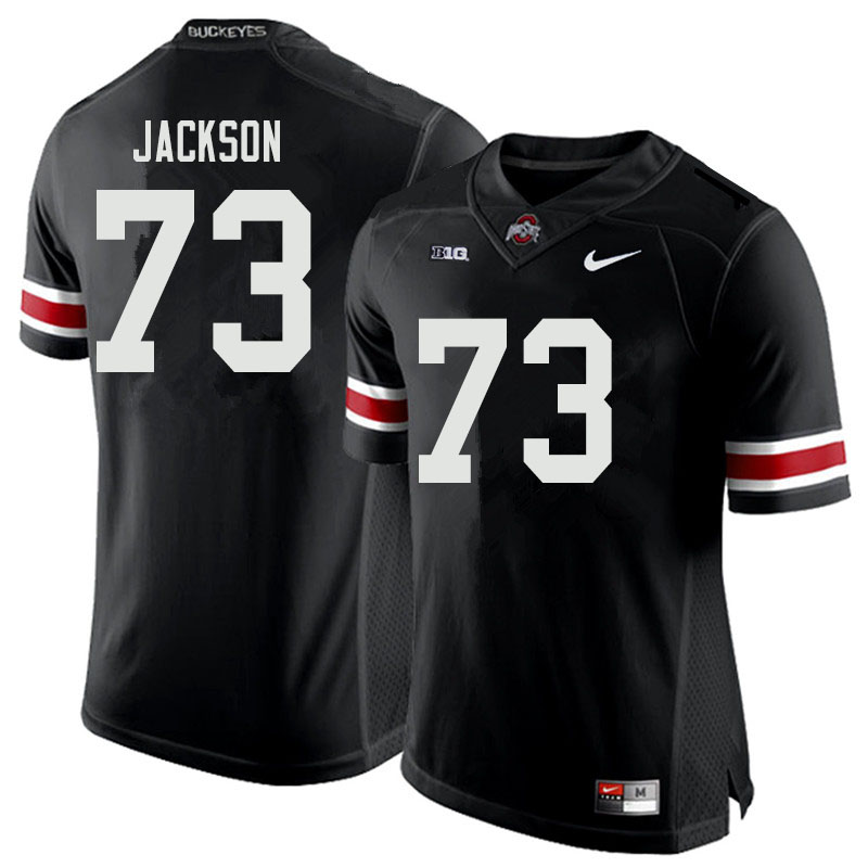 Men #73 Jonah Jackson Ohio State Buckeyes College Football Jerseys Sale-Black